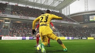 O FIM DA CARREIRA BINHO ESTOURA O JOELHO E CHORA   PES 2018  RUMO AO ESTRELATO 88 [upl. by Marleen258]