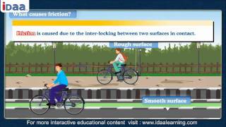 What is FRICTION – physics –science iDaalearning [upl. by Iruam]