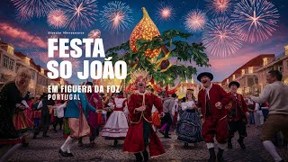 Festa de São João na Figueira da Foz Diversão e Tradição à BeiraMar  Tripsardou [upl. by Gaves]