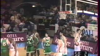 PAU ASVEL Euroligue 9 janvier 1997 2eme Phase J1 [upl. by Anitak]