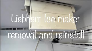 Liebherr CS2062 Ice Maker Removal [upl. by Elay]