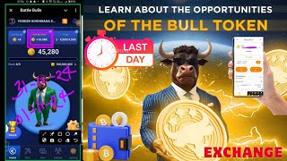 Last date to withdraw Bull Split Token to wallet in Battle Bull game How to sell on exafter listing [upl. by Anauq]