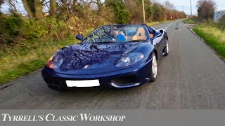 Barn Find to Glory Remarkable Resurrection  My Ferrari 360 Spider  Tyrrells Classic Workshop [upl. by Rubens716]