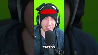 I Got a ROBLOX TATTOO In Real Life shorts [upl. by Trik]