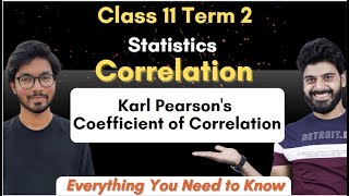 Correlation  Karl Pearsons Coefficient Of Correlation  Question Discussion  Class 11 Statistics [upl. by Bernarr719]