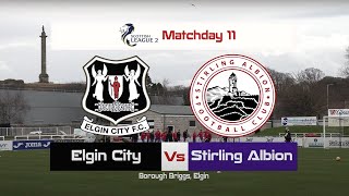 Elgin City Vs Stirling Albion Highlights 270321 [upl. by Sladen487]