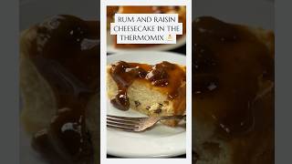 Baked Cheesecake with Rum and Raisin thermomix recipe dessert [upl. by Skier]