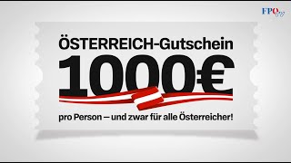 Der quotÖsterreich Gutscheinquot Schnelle unbürokratische und echte Hilfe [upl. by Rayham152]