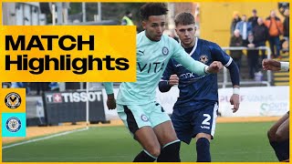 Match Highlights  Newport County v Stockport County [upl. by Eruza]