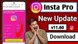 How to Download Insta Pro New Version  instapro kaise update karen 2024 [upl. by Ennahgiel]