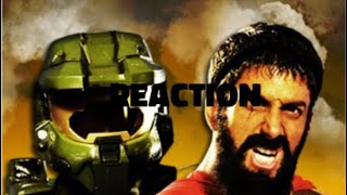 REACTION To Master Chief vs Leonidas  ERB [upl. by Atnuahsal]