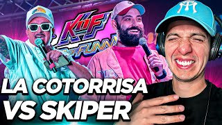 COMEDIANTES vs FREESTYLERS  La Cotorrisa me DESTROZÓ  SKIPER reacciona KOF de FRANCO ESCAMILLA [upl. by Brier413]