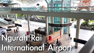 Walking in Ngurah Rai International Airport  Indonesia Bali  Walk in the Airport [upl. by Ahsakat]