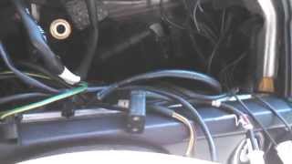 1990 Mercedes Benz 190E instrument cluster removal and odometer repairreplacement [upl. by Raddi]