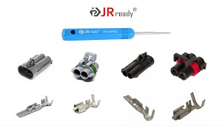 JRready DRKDMP630 Terminal Removal Tool for 56 Series 280 MetriPack Delphi Electrical Connector [upl. by Akeimat]