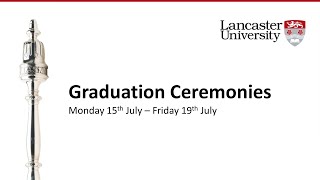 Lancaster University Graduation 145pm Thursday 18 July 2024 [upl. by Hopkins]