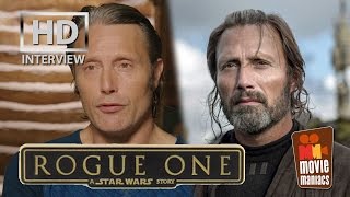 Rogue One Mads MikkelsenGalen OnSet interview 2016 [upl. by Nuj]