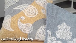 Embroidering Freestanding Battenburg Lace [upl. by Shargel]