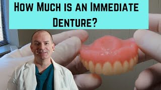 How much does an immediate denture cost [upl. by Aissila392]