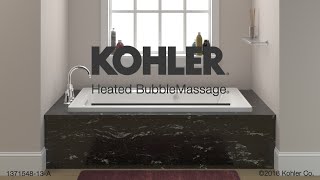 Hydrotherapy Baths  How KOHLER Heated BubbleMassage Tubs Work [upl. by Lati950]