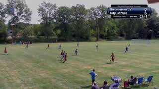 2024 Kickoff Classic  Game 4  Swordsmen JV vs City Baptist [upl. by Cobb]