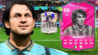 99 Evo Maldini is now the BEST CB in FC 24 😱 FC 24 Player Review [upl. by Calhoun]