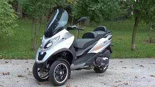 Piaggio MP3 500 Facelift 2014 ABSASR [upl. by Esylla]