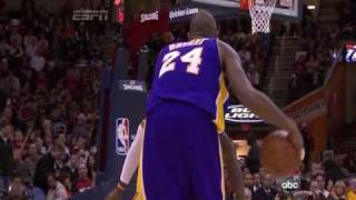 KOBE DANCES ON LEBRON JAMES KB24 [upl. by Cinamod845]