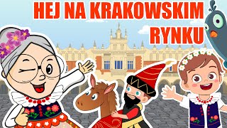 Hej na krakowskim rynku  Klusie Tuptusie  dla dzieci  Lajkonik Kraków [upl. by Nicky606]