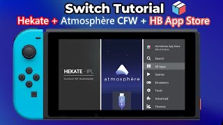 How to install Atmosphère CFW Hekate and Homebrew  Switch TUTORIAL [upl. by Lemmuela413]