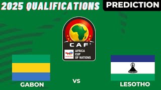 Gabon vs Lesotho Live Stream Africa Cup Of Nations 2025 Qualification Match Commentary Broadcast [upl. by Verdi]