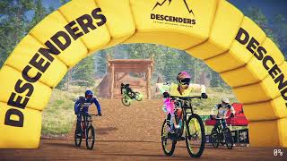 Descenders Game Top Stunts Showcase 4 gaming game [upl. by Enaerb]