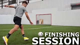 Individual First Touch and Finishing Drills  Full Training Session [upl. by Anidene478]