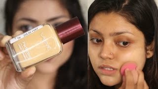 Lakme Perfecting Liquid Foundation Review amp Demo  Affordable Foundation [upl. by Erusaert]