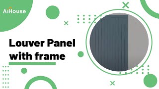 Panel point Edit FAQ How to make louver panel with frame  AiHouse [upl. by Stenger]