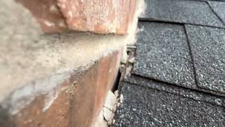 Roof leak at new construction home due to missing flashing [upl. by Kym]