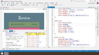 Visual Studio 2013 Web Editor Features  Page Inspector [upl. by Keg810]