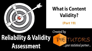 What is Content Validity Part 19 of the Course  wwwpietutorscom [upl. by Aninnaig321]