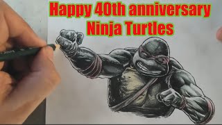 Happy 40th anniversary Ninja Turtles [upl. by Enerual]