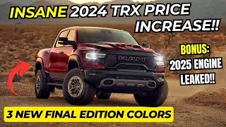 2024 RAM TRX Final Editions and INSANE NEW Price Increases [upl. by Burdelle798]