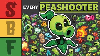 Ranking EVERY Peashooter EVER [upl. by Komara]