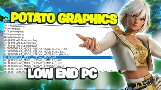 How to Get Potato Graphics Fortnite Chapter 5 Season 2 FPS BOOST amp 0 DELAY [upl. by Brandice]