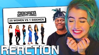 GEE NELLY REACTS TO SIDEMENS 20 WOMEN VS 1 SIDEMEN KSI EDITION [upl. by Samaj]