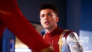 Bart tells Godspeed is Thawne and gets angry at Barry Scene  The Flash 7x17 [upl. by Liatnahs]