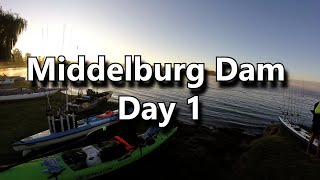 Middelburg Dam Day 1 bassfishing kayakbassfishing kayakfishing [upl. by Scrivings786]