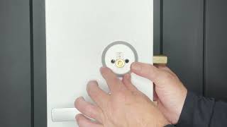 How to install tedee PRO smart lock on deadbolts  Smart lock sleek quiet and with a unique look [upl. by Ainnet]