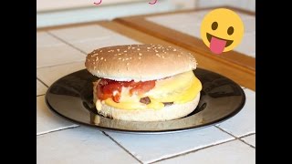 Recette Burger végétarien simple et rapide [upl. by Ardnik]