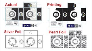 Printing Separation Hot Stamp Foil Techniques  Packaging Box [upl. by Oznola995]