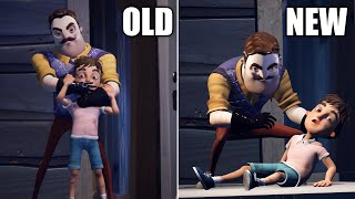 Hello Neighbor 2 Intro Cutscene  OLD VS NEW Comparison [upl. by Riccardo582]