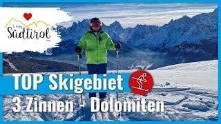 Das TOP Skigebiet für deinen Skiurlaub in Südtirol ❤️Skigebiet Drei Zinnen ➡️ Dolomiti Superski [upl. by Ardnuhsor]